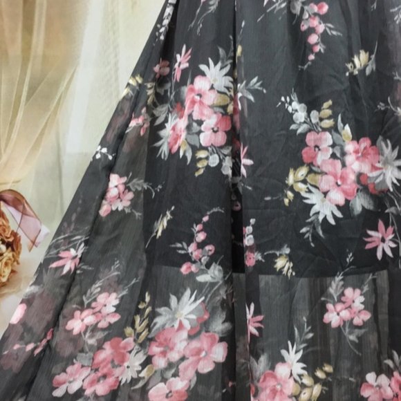 Hollister Sheer Floral Maxi Skirt - Picture 2 of 5